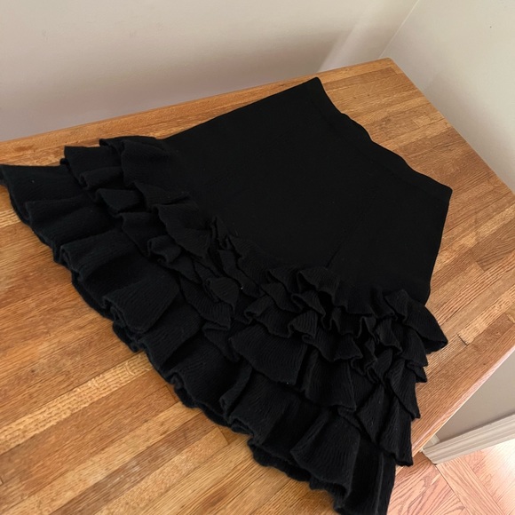 Magaschoni Dresses & Skirts - MAGASCHONI BLACK WOOL SKIRT